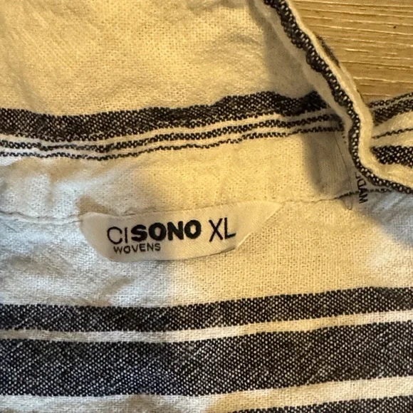 Linen Striped Matching Set - Picture 9 of 9